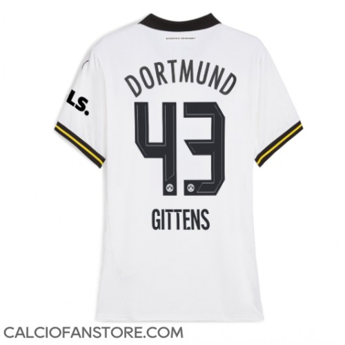 Maglia Calcio Borussia Dortmund Jamie Bynoe-Gittens #43 Terza Divisa Donna 2024-25 Manica Corta